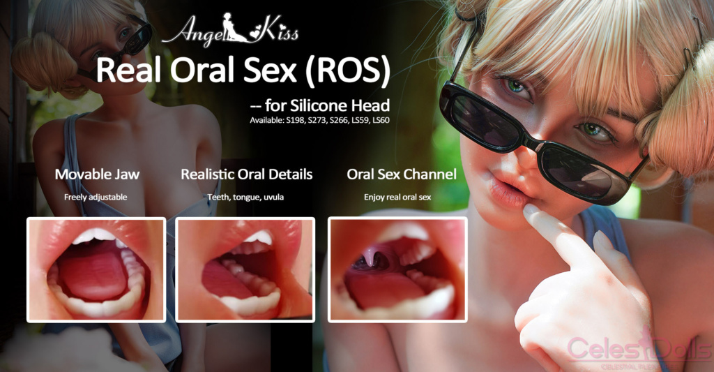 Angel Kiss Silicone Real Oral Sex ROS